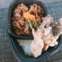 ⑥唐揚げ大会で優勝！パンダ唐揚げ・牛すき弁当
