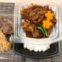 ⑨牛すき丼ととり天